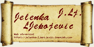 Jelenka LJepojević vizit kartica